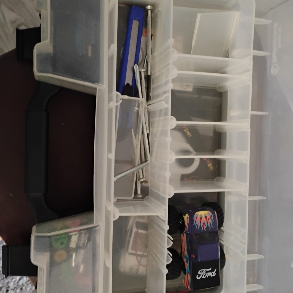 Zip Zaps Lot, Monster Truck, Herbie Fully Loaded VW, controllers , case, access. - Picture 3 of 8
